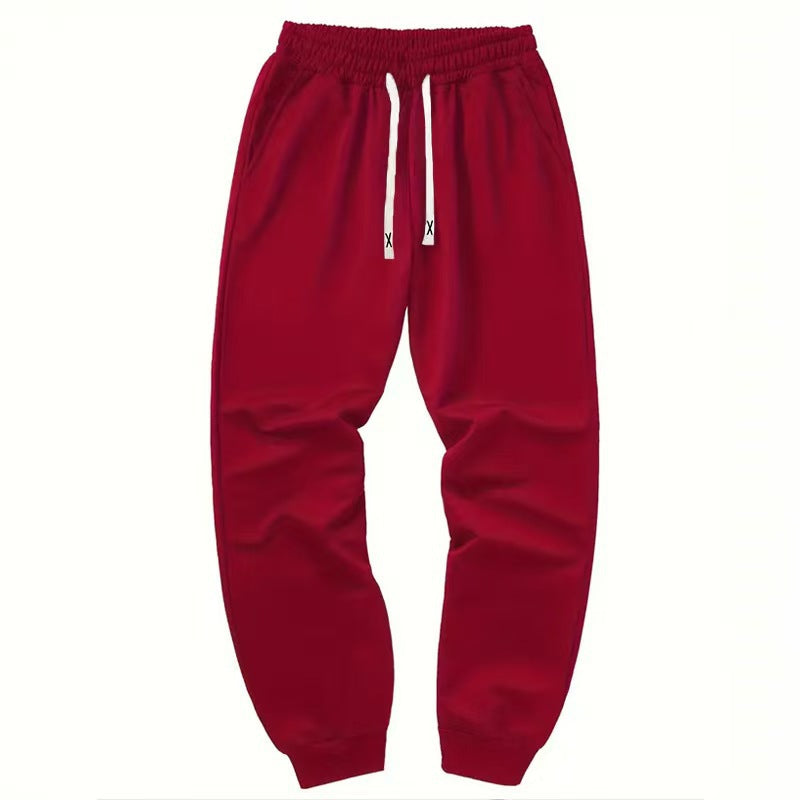 Elastic jogging pants for men with side pockets Lune London