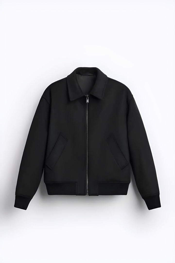 Colorful fleece bomber jacket for men with side pockets Lune London