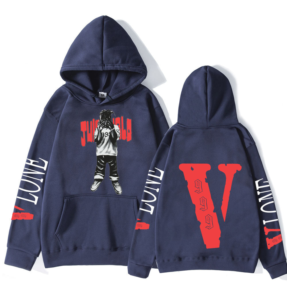 Women's hooded sweatshirt with artistic print and comfortable fit Lune London