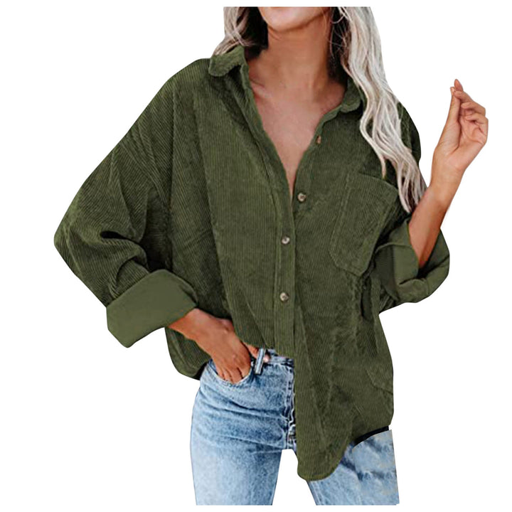 Women's Plus Size Cord Blouse Lune London