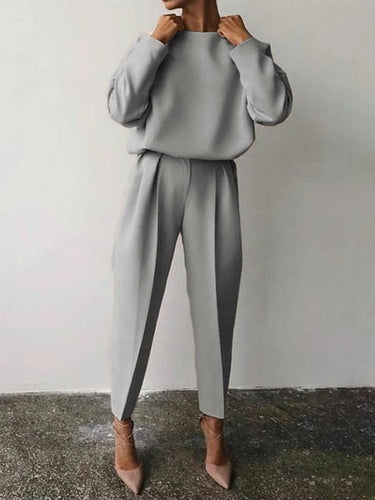 Women Casual Two-Piece Set with Loose Fit and Stylish Details Lune London