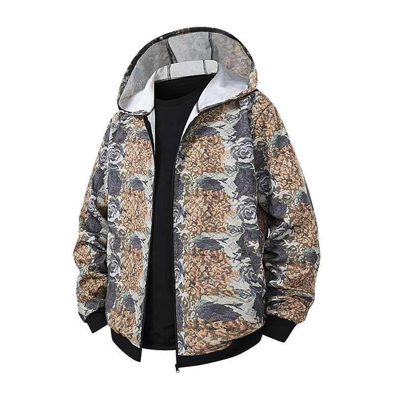 Lightweight windbreaker jacket for women with a colorful pattern and breathable properties Lune London