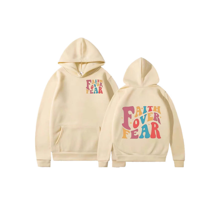 Women's Hoodie with Motivational Graphic Details Chic & Stil