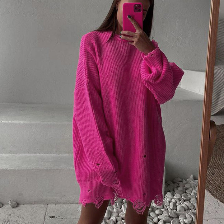 Oversized knit dress for women Lune London