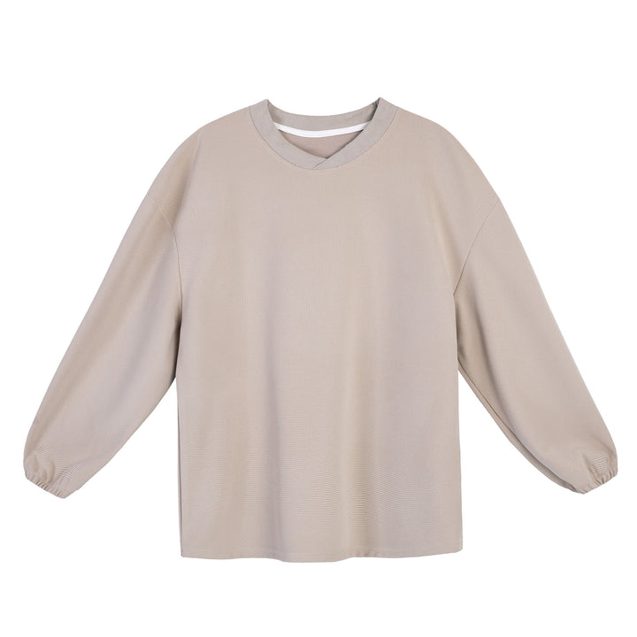 Casual women's top with balloon sleeves and structured fabric Lune London