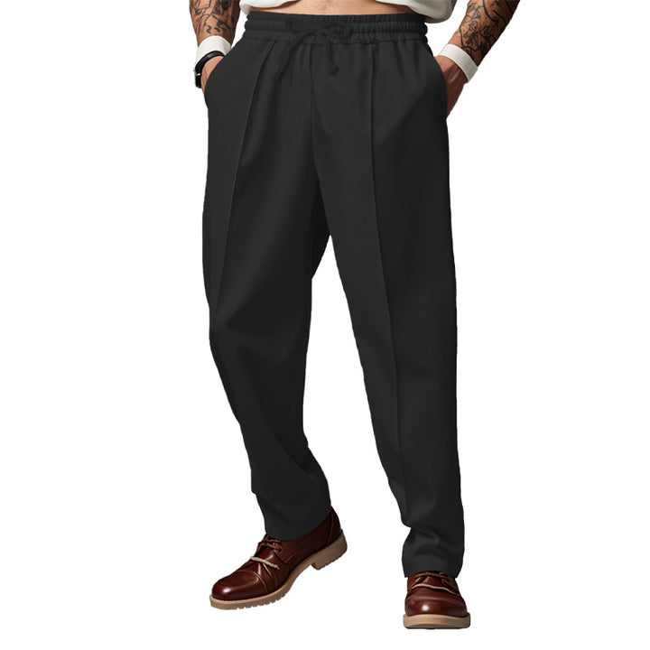 Men's sporty jogger pants with elastic waistband and functional side pockets Lune London