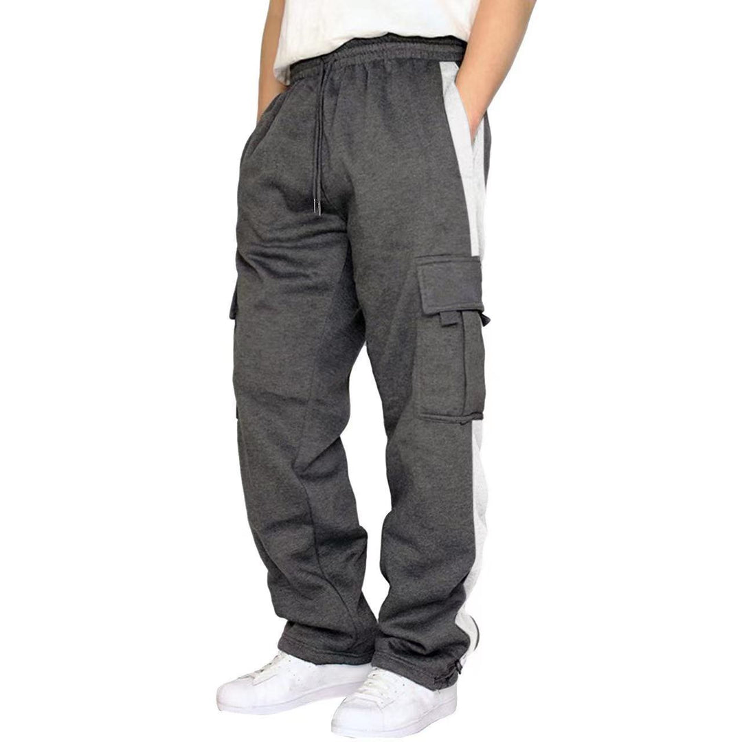 Men's cargo pants with practical side pockets and elastic waist Lune London