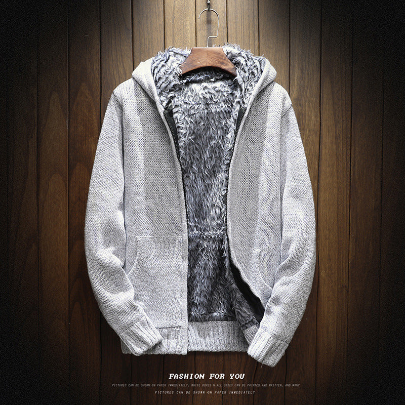 Lune London | Men's Cozy Hoodie Jacket with Soft Inner Lining and Side Pockets
