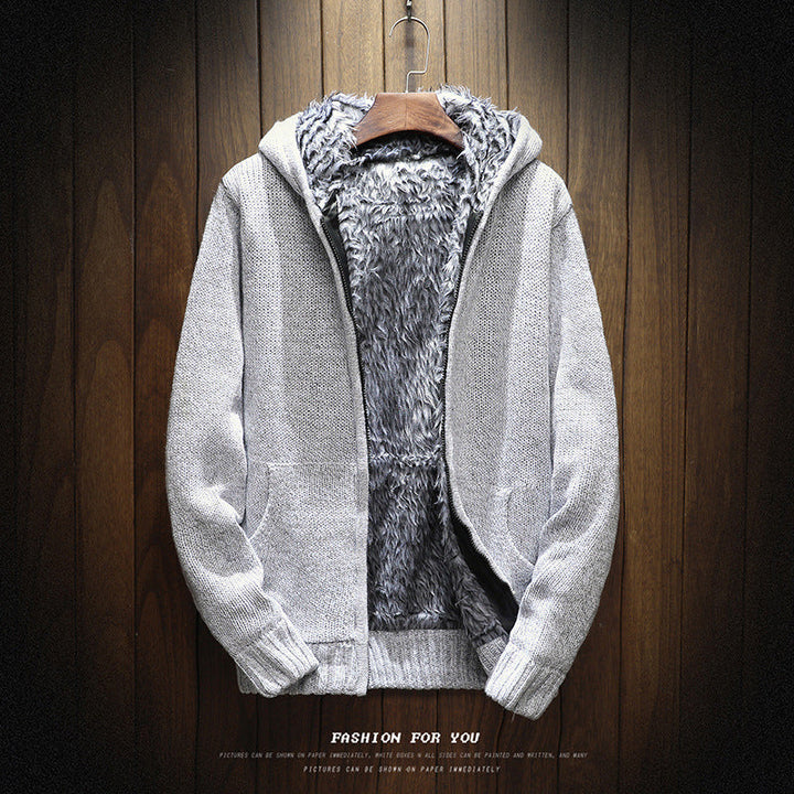 Lune London | Men's Cozy Hoodie Jacket with Soft Inner Lining and Side Pockets