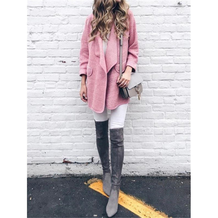 Wrap jacket for women with a modern cut and a cozy material Lune London
