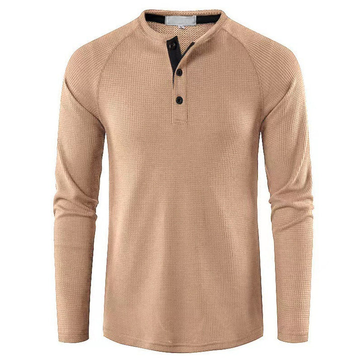 Men's long sleeve shirt with elegant button placket and structured design Lune London