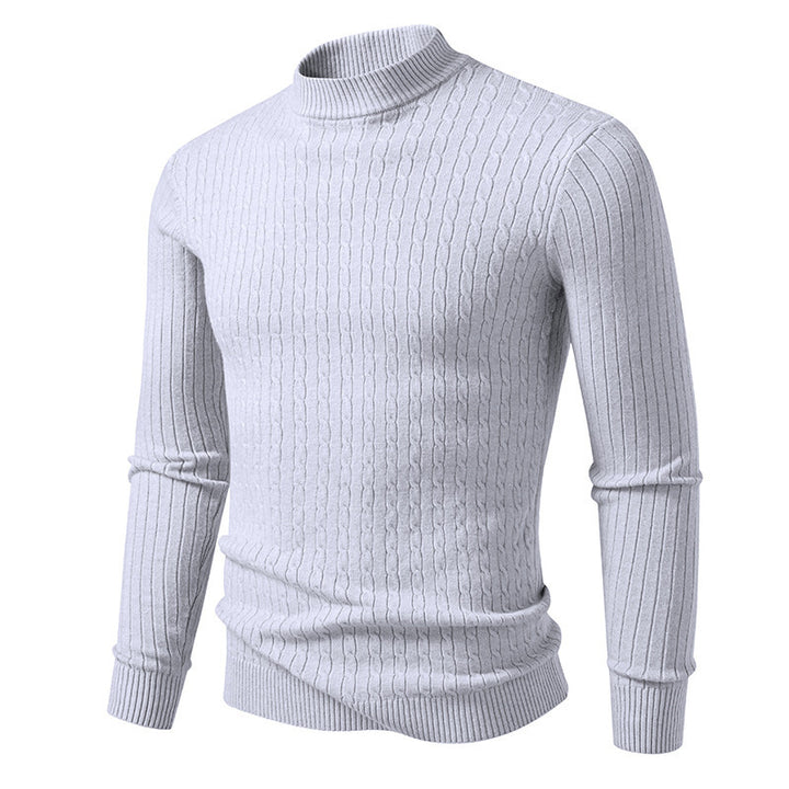 Lune London textured surface turtleneck sweater for men