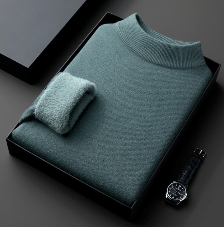 Warm turtleneck pullover for ladies made of high-quality cotton Lune London
