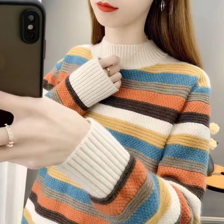 Pull confortable et élégant pour femmes avec motif texturé Chic & Stil