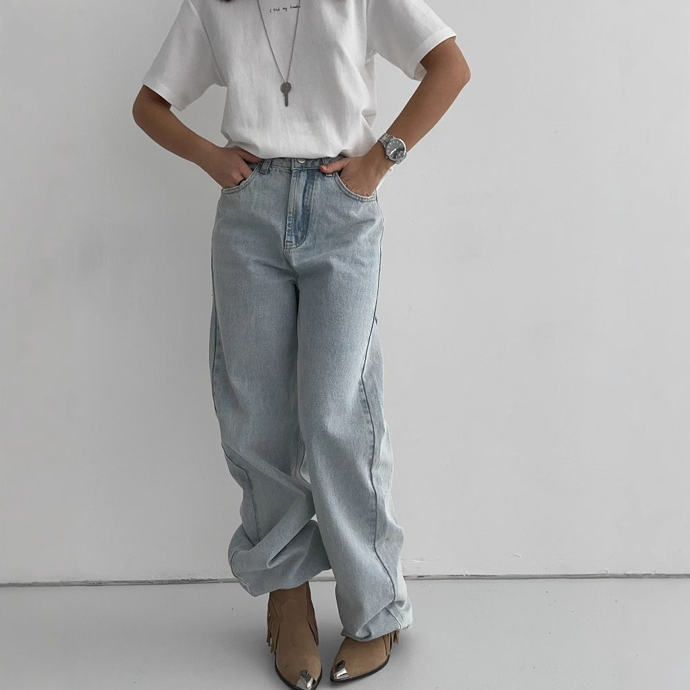 Jean boyfriend pour femmes avec des éléments déchirés tendance Chic & Stil
