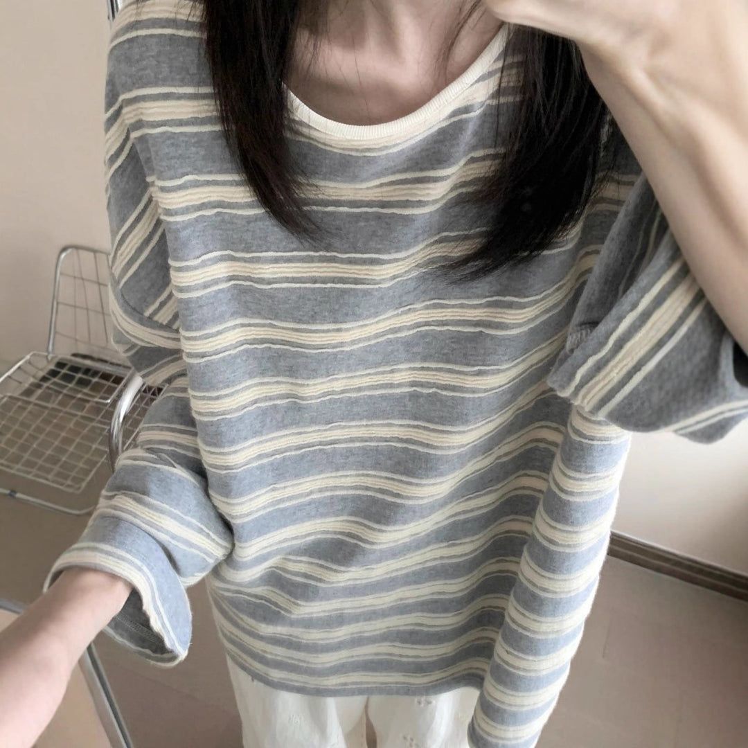 Women's casual long sleeve shirt with elegant layered look Chic & Stil