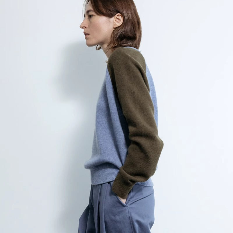 Pull tricoté sportif pour femmes avec manches raglan Chic & Stil