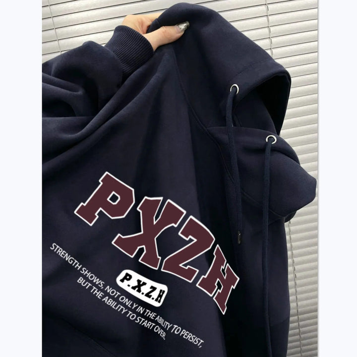 Sweat à capuche pour femme avec motif de slogan inspirant Chic & Stil