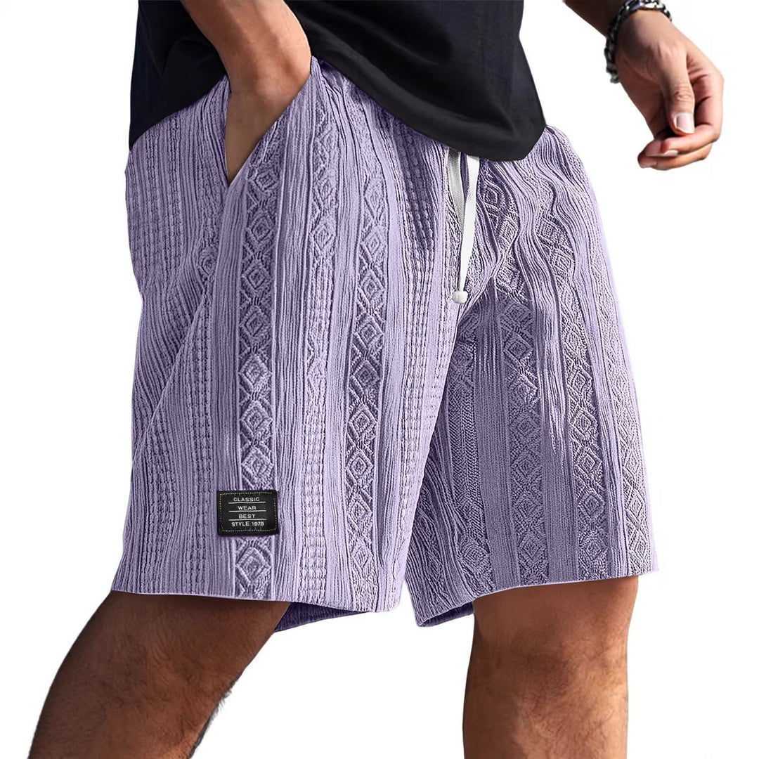 Men's Stylish Leisure Pants in Casual Knit Design Lune London