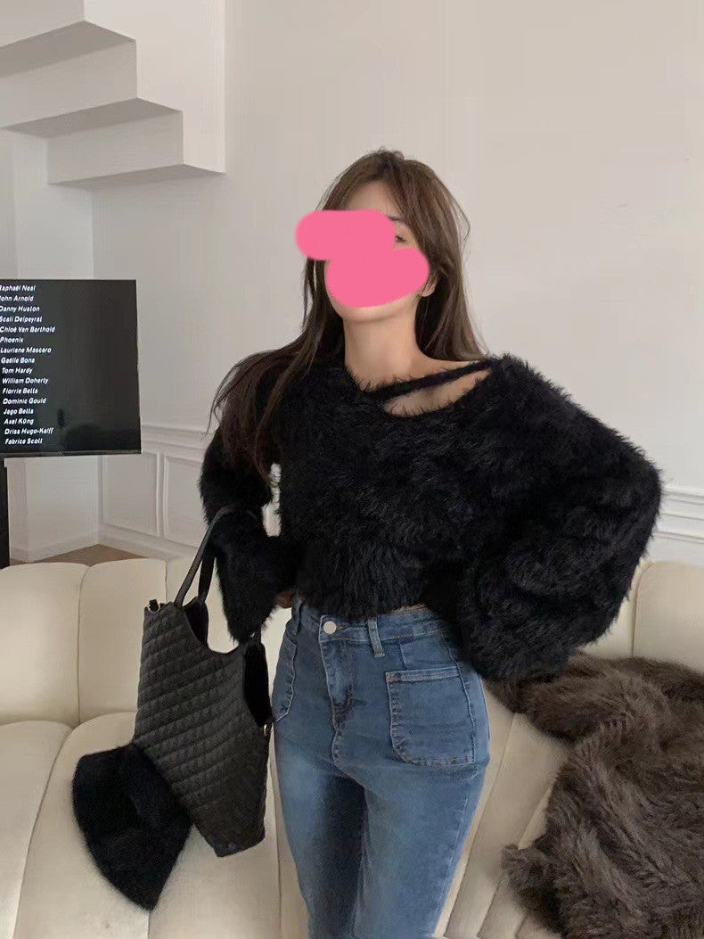 Pull confortable pour femmes en matériau doux et coupe décontractée Chic & Stil