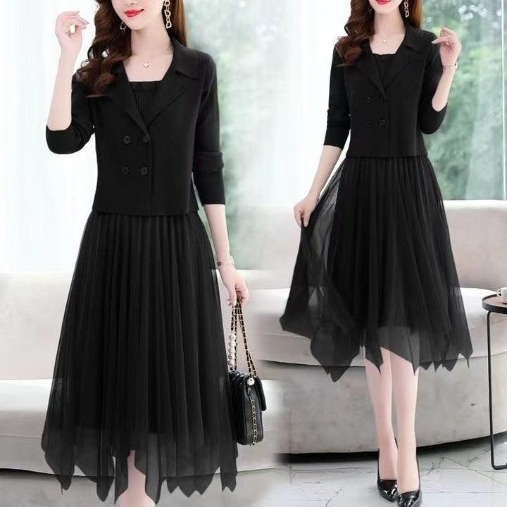 Ladies Elegant tulle dress with matching blazer Lune London