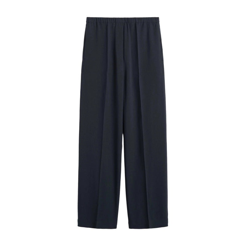 Wide-leg pants for women in high-quality material with an elastic waistband Lune London