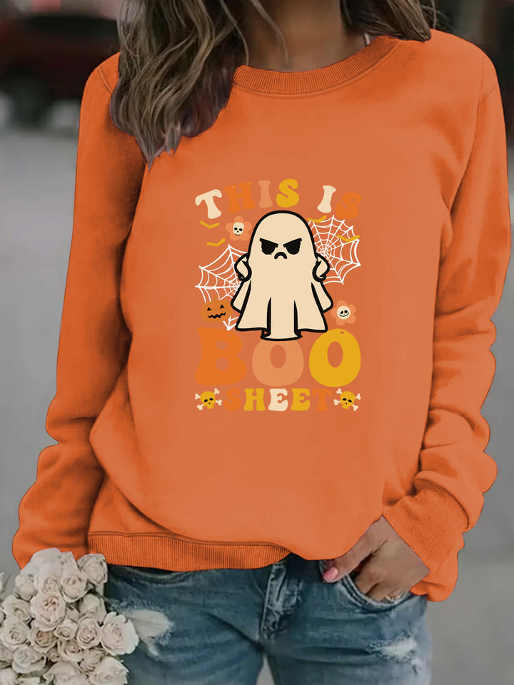 Sweatshirt pour femmes avec impression esprit automnal et coupe décontractée Chic & Stil