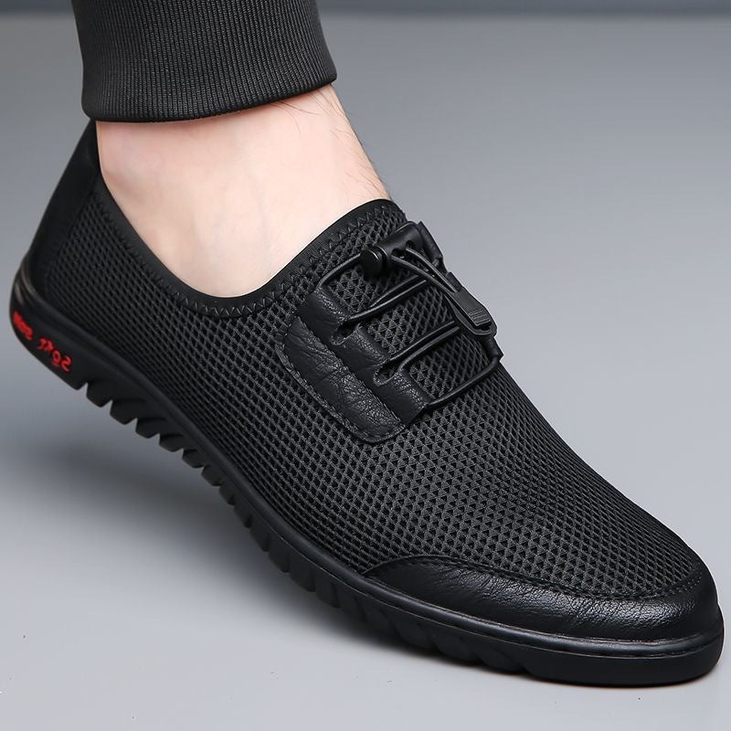 Men's Lightweight Breathable Mesh Slip-On Sneakers with Ergonomic Fit Lune London