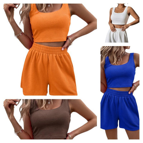Women's leisure set with short top and loose shorts Lune London