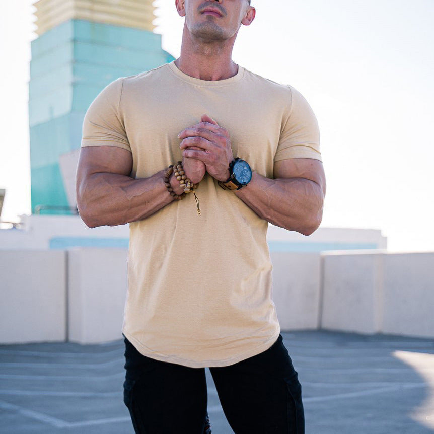 Slim fit t-shirt for men in breathable material Lune London