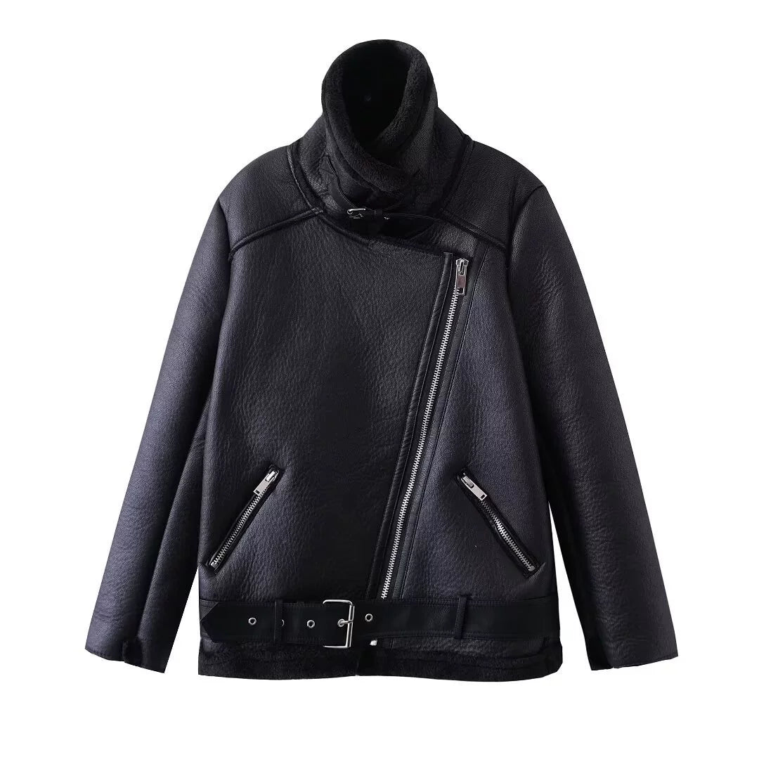 Lune London | Belted soft fleece jacket