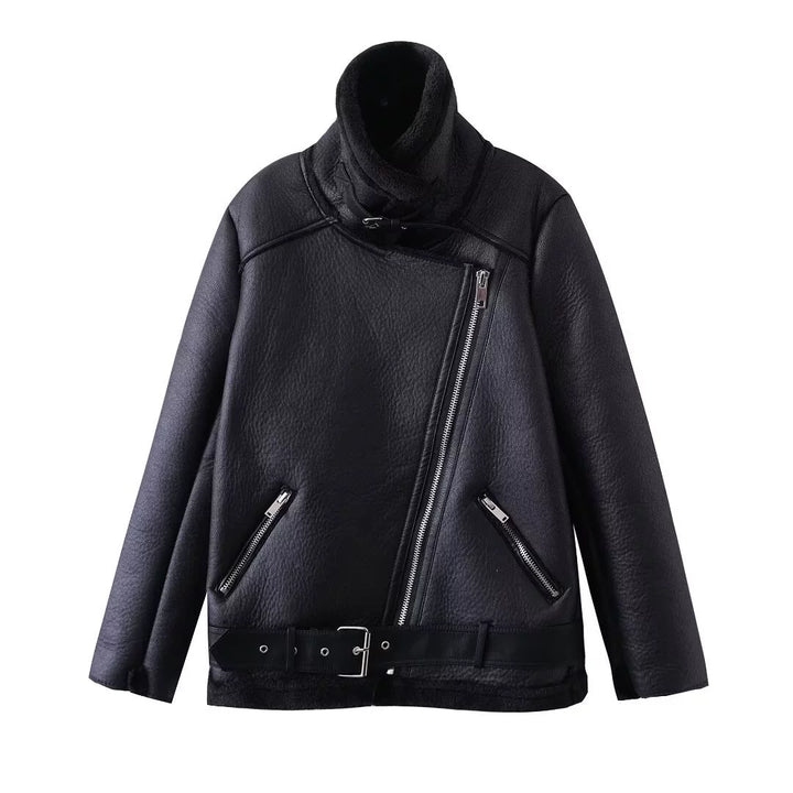Lune London | Belted soft fleece jacket