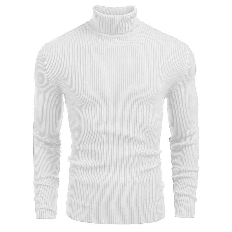 Women’s turtleneck sweater with an elegant ribbed structure Lune London