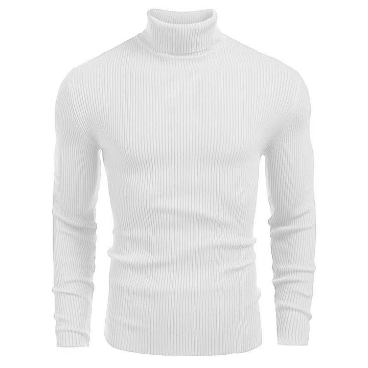 Women’s turtleneck sweater with an elegant ribbed structure Lune London