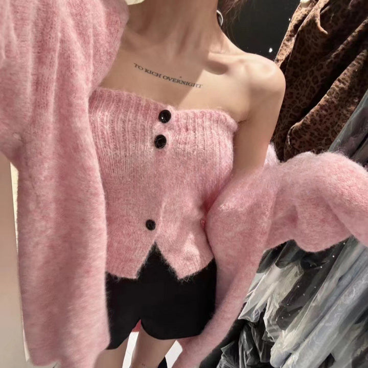 Gilet pour femmes avec détails de boutons et coupe ample Chic & Stil