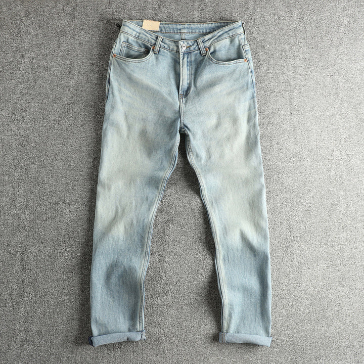 Authentic Vintage Look Women’s Slim-Fit Jeans with High Waist Lune London