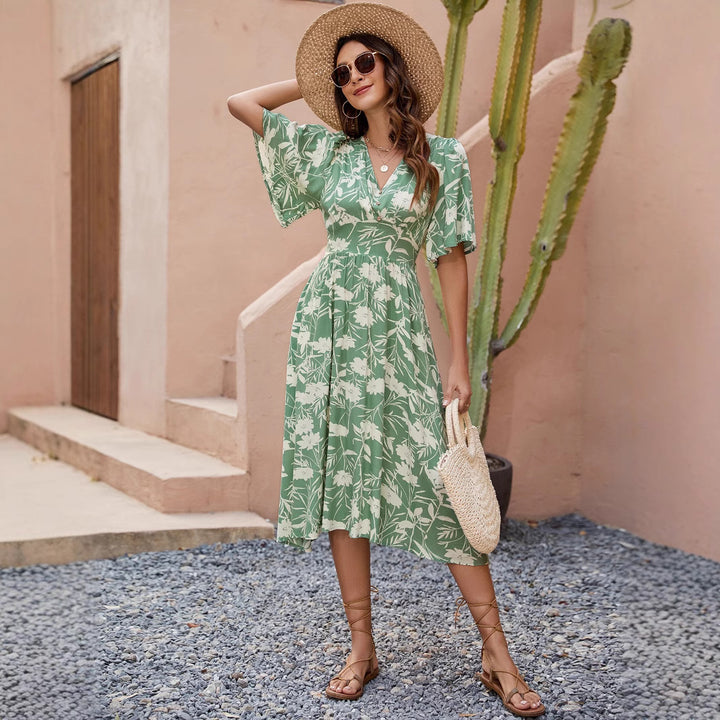 Lune London Floral A-line Dress for Women