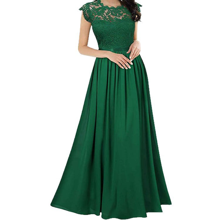 A-line Lace Sleeve Evening Dress for Women Chic and Stylish