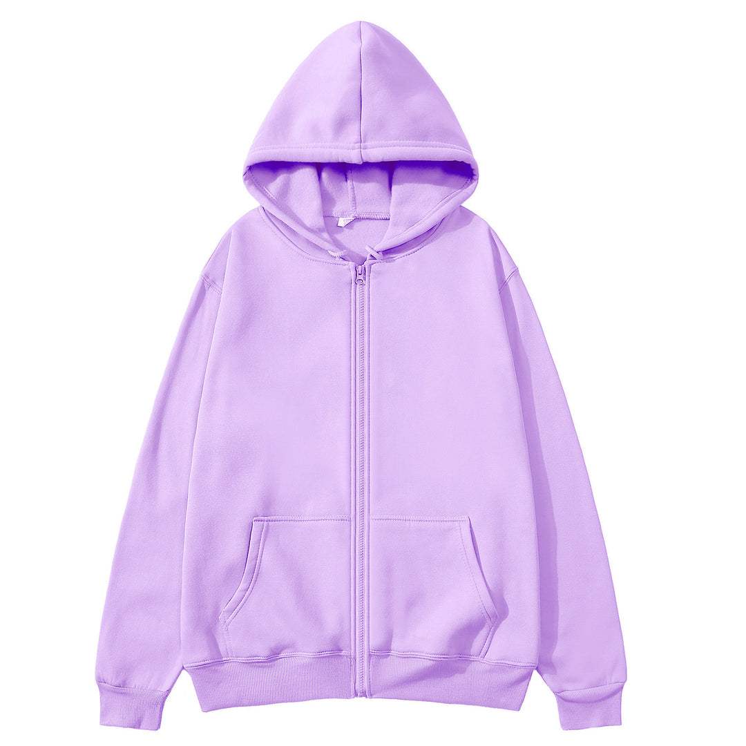 Hooded jacket for women with full zipper and practical front pockets Lune London