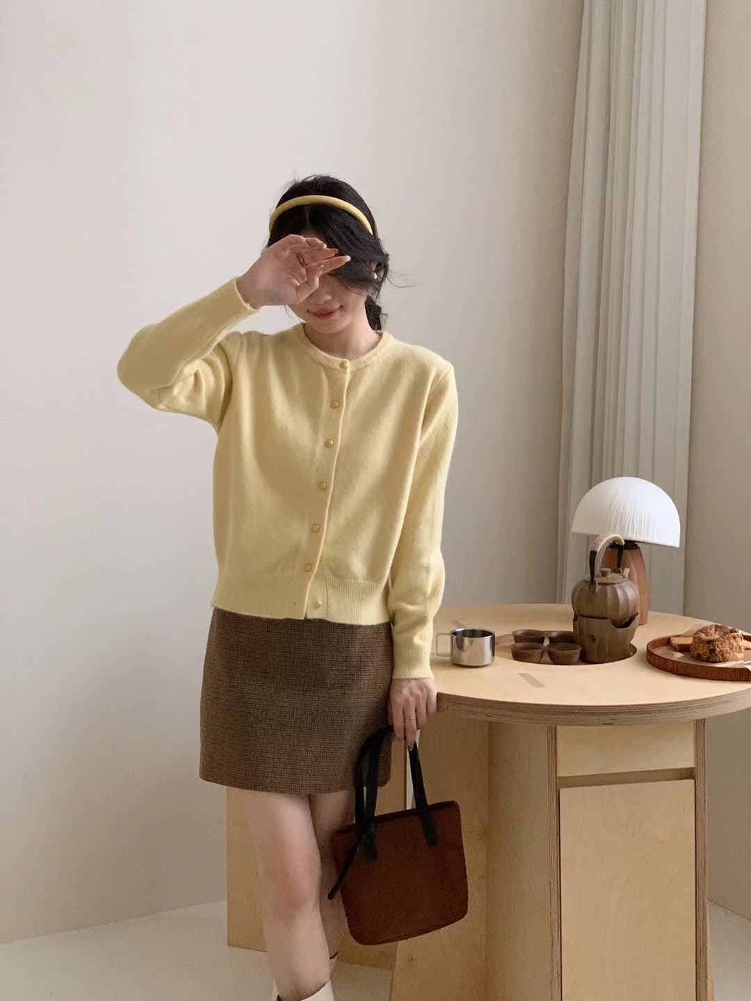 Cardigan femme avec des détails de boutons élégants et un matériau doux Chic & Stil