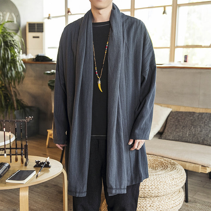 Casual kimono jacket for men with a stylish cut and a soft fabric Lune London