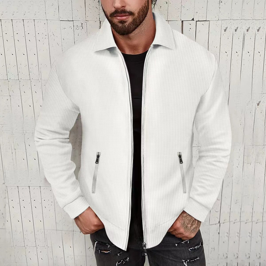 Fashionable men's leisure jacket with trendy zippered pockets Lune London