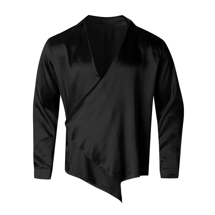 Ladies satin wrap blouse Lune London