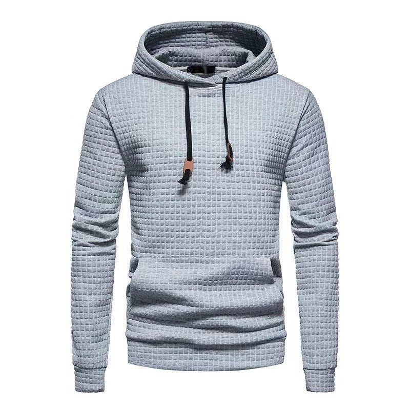 Men's comfortable hoodie with textured fabric Lune London