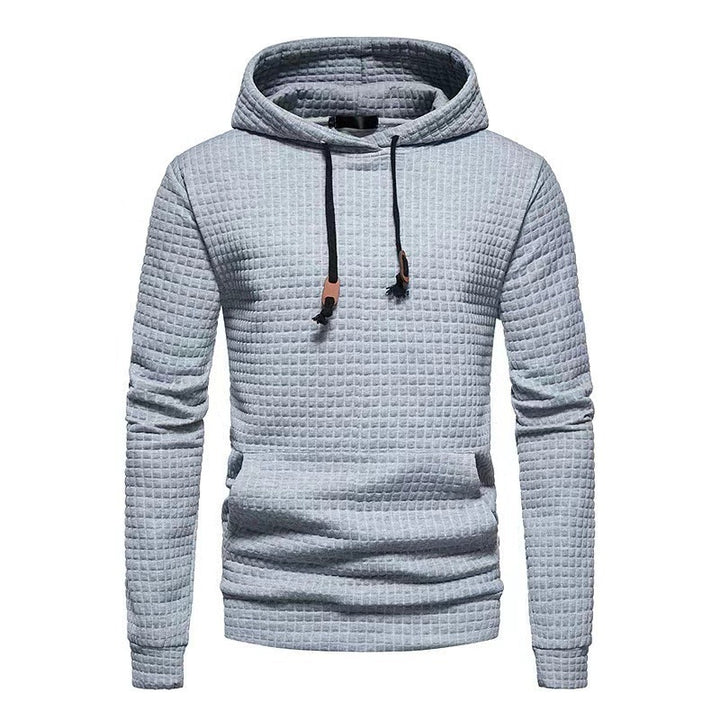 Men's comfortable hoodie with textured fabric Lune London