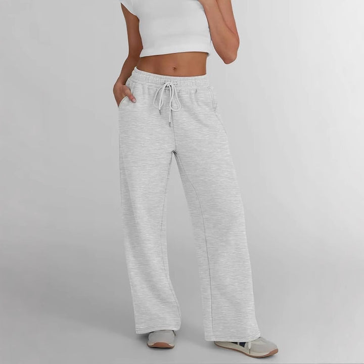 Loose leisure pants for women with elastic waist Lune London