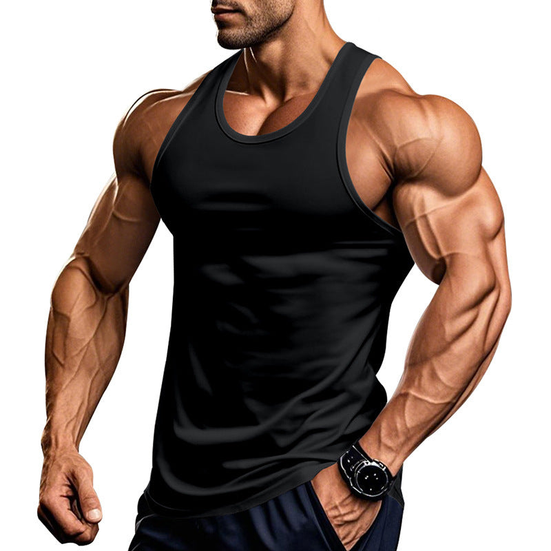 Men's training tank top in breathable functional material Lune London
