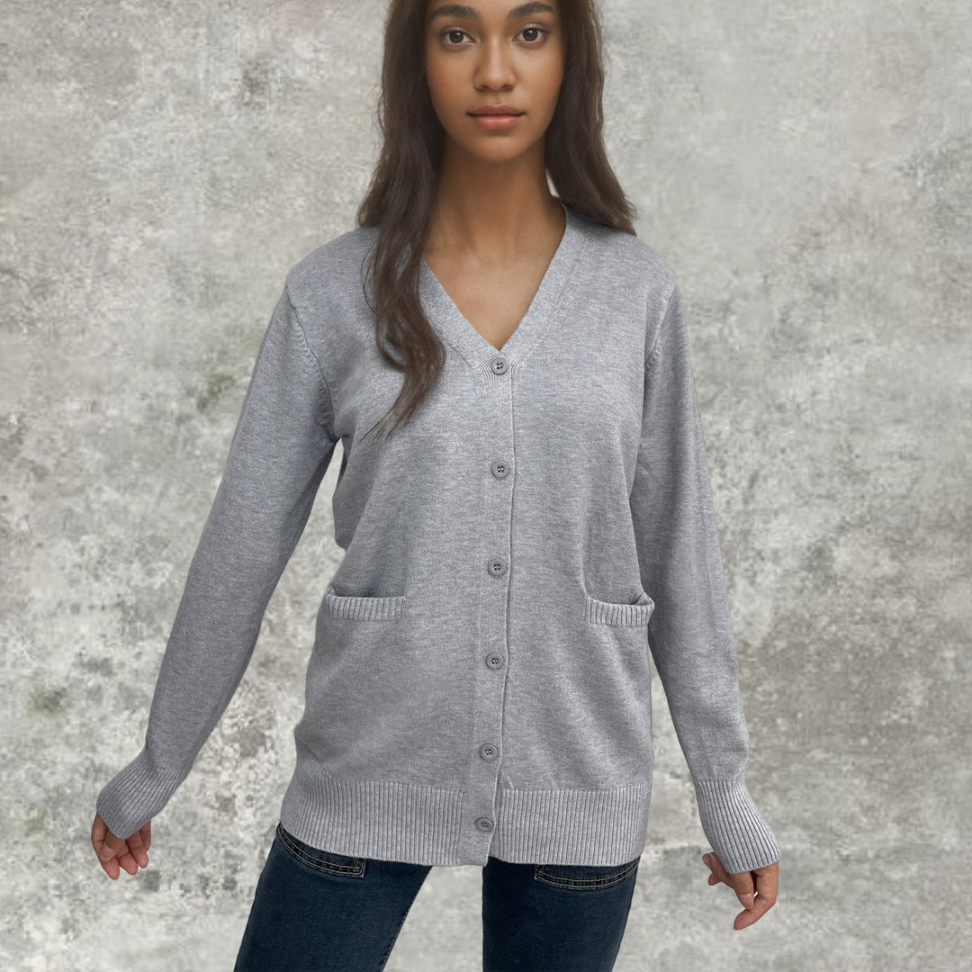 Ladies soft cardigan with pockets Lune London