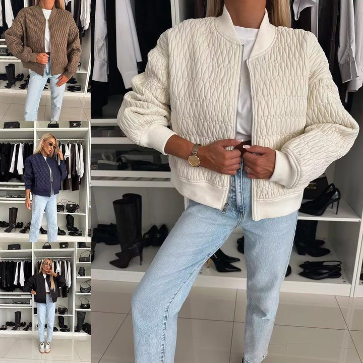 Quilted jacket for women with a comfortable fit and elastic cuffs Lune London