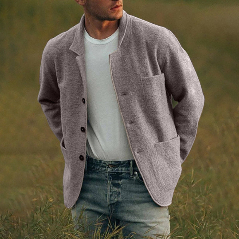 Men's Comfortable and Stylish Cardigan with Practical Pockets Lune London